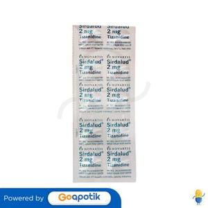 Gambar SIRDALUD 2 MG STRIP 10 TABLET dari Apotek Golden Star JKT Jakarta Barat Tokopedia