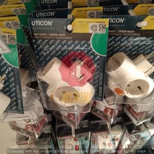 Jual Steker T on off stop kontak colokan listrik dengan pengaman 1 pc ...