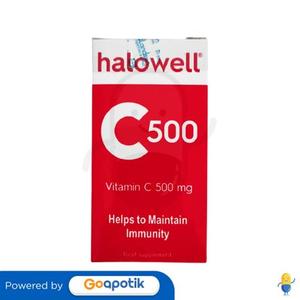 Gambar HALOWELL C 500 BOTOL 30 KAPLET dari Apotek Al - Afiyah Kab. Blitar Tokopedia