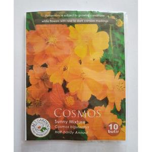 Jual WOW Benih Biji Bunga Cosmos Sunny Mixture Pack - Als Garden ...