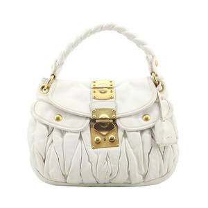 Gambar Tas Miu Miu Preloved Ori White Matelasse Nappa Leather Coffer I12225C dari SECOND CHANCE Jakarta Pusat Tokopedia