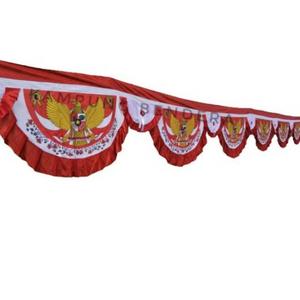 Jual Bendera merah putih/ bekron semi / bendera 10 gelombang - Kab ...