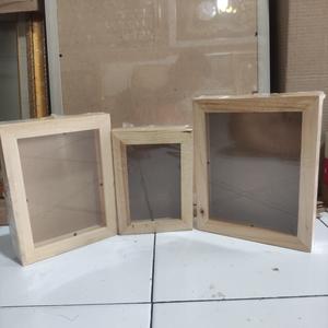Jual Bingkai foto 4r 5r 6r kayu jati belanda 3D scrapbok mahar rustic ...