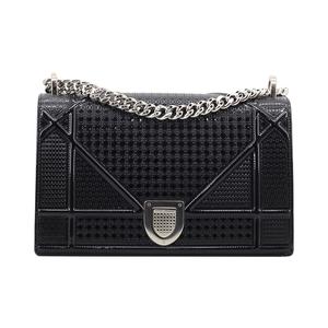 Gambar Tas Dior Preloved Ori Diorama Black with Micro Cannage Motif I12359C dari SECOND CHANCE Jakarta Pusat Tokopedia