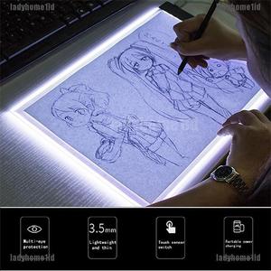 Jual A5 LED Art Stencil Board Light Box USB Tracing Drawing Table - Kab ...