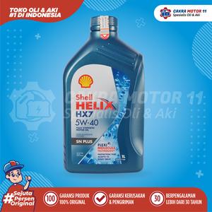 Gambar SHELL HELIX HX7 5W40 1LT dari Cakra Motor 11 Kab. Tangerang Tokopedia
