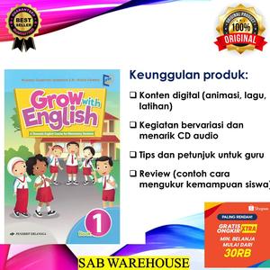 Jual BUKU GROW WITH ENGLISH Kelas 1 2 3 4 5 6 SD K2013 PENERBIT ...