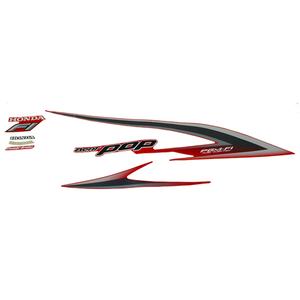 Gambar Sticker Body Set Kanan Merah Honda BeAT POP eSP K61 871X0K61900ZBR dari Honda Cengkareng Kota Tangerang Tokopedia