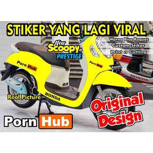 Jual STICKER NEW SCOOPY PORN HUB - Kota Surabaya - Hellena Toko ...