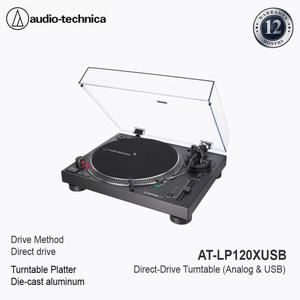 Jual Audio-Technica AT-LP120XUSB Direct-Drive Turntable (Analog &amp; USB ...