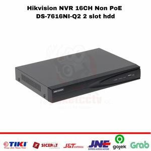 Gambar NVR Hikvision 16ch H265 DS-7616NI-Q2 (2 slot HDD) dari Raja CCTV Murah undefined Tokopedia