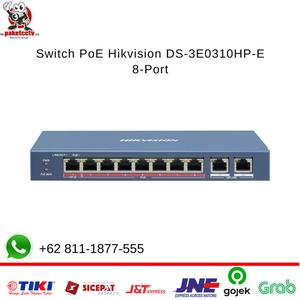 Gambar Switch PoE Hikvision DS-3E0310HP-E 8-Port dari Raja CCTV Murah Jakarta Utara Tokopedia