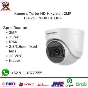 Gambar Kamera CCTV Turbo HD Hikvision 2MP DS-2CE76D0T-EXIPF Indoor dari Raja CCTV Murah Jakarta Utara Tokopedia