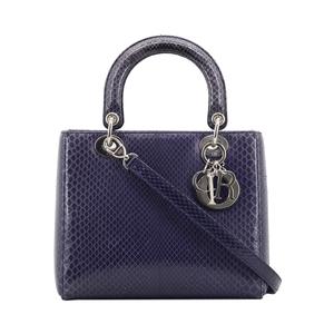 Gambar Tas Lady DIor Pyhton in Blue I12581C dari SECOND CHANCE Jakarta Pusat Tokopedia