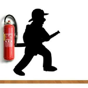 Jual Stikerr Pemadam Apar Fire Fighter Wall Sticker Dingding Kaca Rumah ...