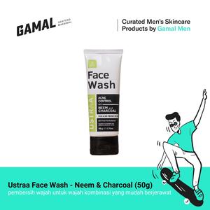 Jual Ustraa Face Wash Neem & Charcoal (50g) Jakarta Timur Gamal Men Tokopedia
