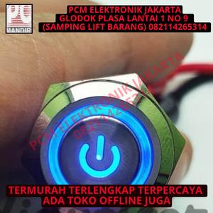 Jual New Saklar Push On Off Metal Logo lampu modif 24v - Putih ...
