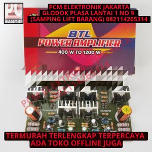 Jual kit driver power amplifier btl ranic 400w to 1200e 1200watt 1200