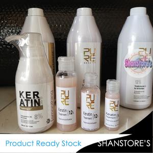 Jual PURC PURE KERATIN TREATMENT FORMULA 30ml 60ml 100ml 12% pelurus ...