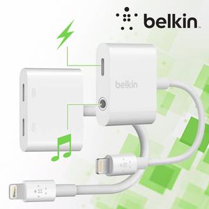 Belkin Apple Lightning To Aux And Charge Lightning Connector