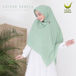Jual JAT044- Jilbab Ornela ORI NUN JILBAB jilbab instan kerudung ...