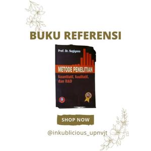 Jual Metode Penelitian Kuantitatif Kualitatif dan RD - Prof. Dr. Murah ...