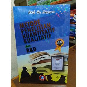 Jual Metode penelitian kuantitatif kualitatif dan RD - Sugiyono Murah ...