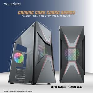 Jual CASING INFINITY COBRA - ATX, mATX GAMING CASE - INCLUDE 1 FAN ...