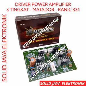 Jual Kit Driver Power 3 Tingkat Matador 3 Stage System Power Amplifier