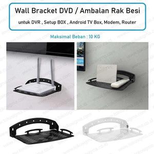 Jual Ambalan Rak Besi Bracket DVD DVR CCTV Rak Dinding Router TV Setup ...
