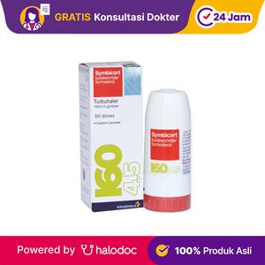 Jual Symbicort 160 mcg/4.5 mcg Turbuhaler 60 Dosis - Inhaler - Halodoc ...