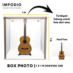 Promo box photo studio 1m x 1m IMPODIO Cicil 0% 3x Kota