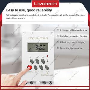 Jual KG316T Digital Timer Switch Program Weekly 220V - Kota Malang ...