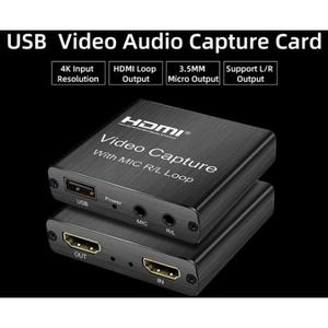 Capture R Ready Screen Jual ready stock Video Capture Card With Mic R/l Loop 4k 1080p 60fps ...