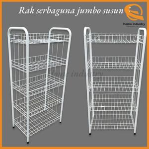 Jual Rak Serbaguna Jumbo Susun 5/Rak Chiki/Rak Besi/Rak Toko/Rak ...