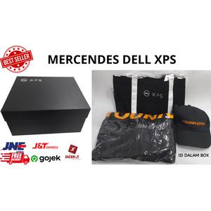 Jual 1Set Merchandise Dell XPS Box Eksklusif Sweater Tas Totebag Topi ...