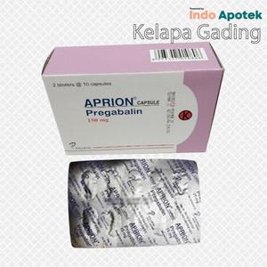 Jual APRION 150MG TABLET 10`S/PREGABALIN/NYERI SARAF/NYERI TULANG ...