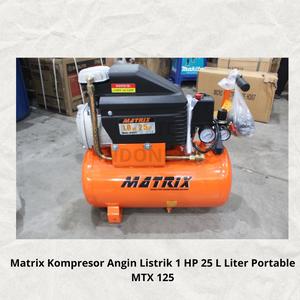 Jual Matrix Kompresor Angin Listrik 1 HP 25 L Liter Portable MTX - Kab ...