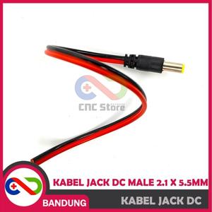 Jual KABEL JACK DC MALE 2.1 X 5.5MM UNTUK ADAPTOR JARING POWER SUPPLY ...