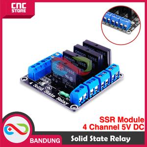 Jual SSR SOLID STATE RELAY MODULE 4 CHANNEL 5V DC FOR ARDUINO - Kota ...