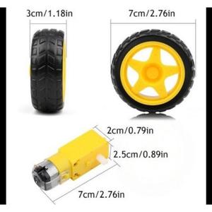 Jual Motor Dc Gearbox + Ban Robot Arduino Uno Dll - Jakarta Selatan ...