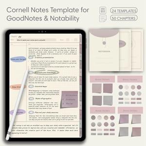 Jual Warm Cornell 50 Chapters Digital Notebook BuJo Journal Note taking ...