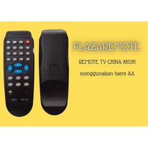 Jual Remote khusus TV china tipe 8873 HITAM khsus tv tabung crt - Kota