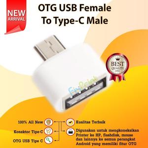 Jual OTG Type C Male to USB Female - Adapter Converter Tipe C ke USB ...