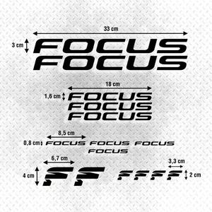 Jual Stiker Pack Sepeda Focus - Bicycle Decal Sticker - Putih - Kota ...