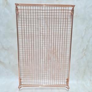 Jual STACKABLE STAINLESS 304 ROSE GOLD COOLING RACK 42X27CM DENGAN KAKI ...