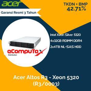 Jual Server Rack Acer Altos R3 - Intel Xeon Silver 5320 (R3/0003 ...