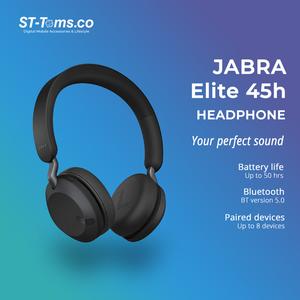 Jual headphone Jabra Elite 45h On Ear Wireless Headphones - Titanium ...