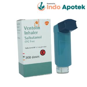 Jual VENTOLIN INHALER 100 MCG 200 DOSIS/SALBUTAMOL/INHALER ASMA/SESAK ...