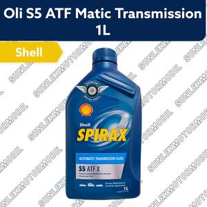 Jual OLI SHELL SPIRAX S5 ATF X MATIC TRANSMISSION TRANSMISI 1L 1LITER ...